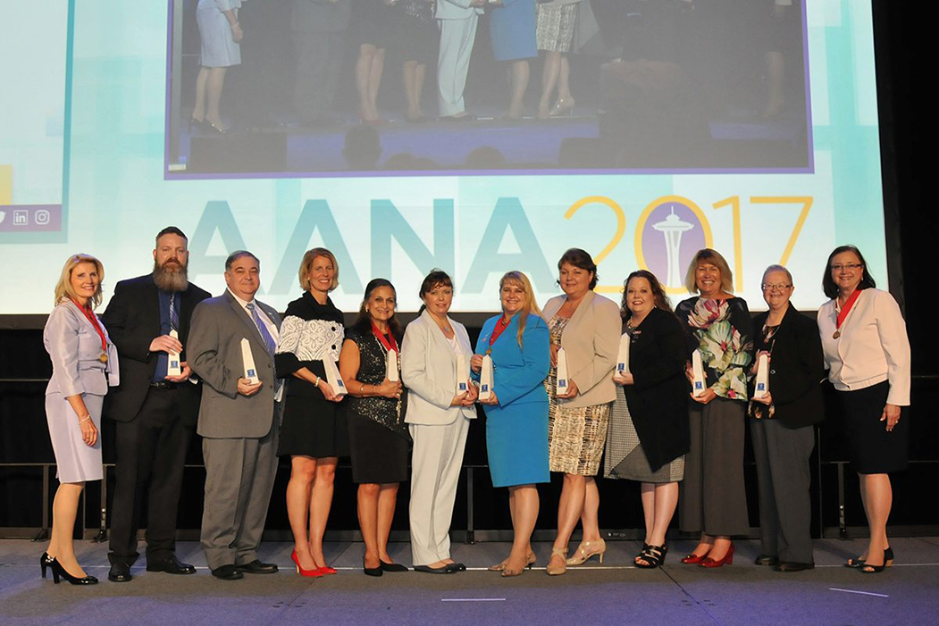 AANA presents Moody and team with researcher of the year award