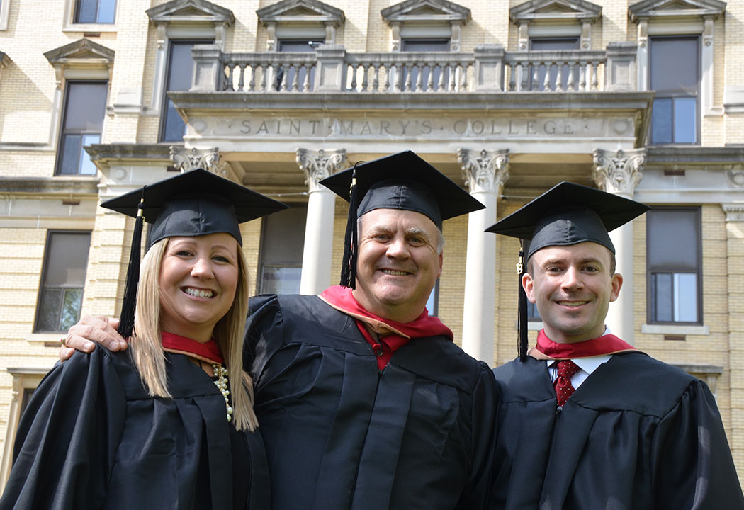 Business degrees run in the family