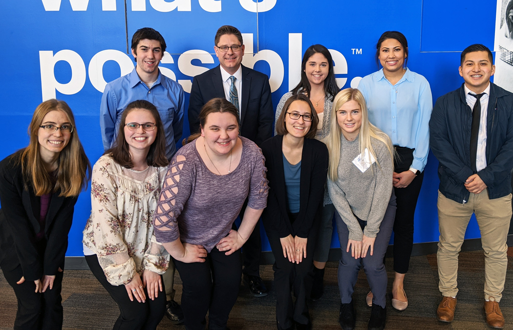 A group of students from the Public Relations/Business Club attended PR North on Feb. 8 in Minneapolis.