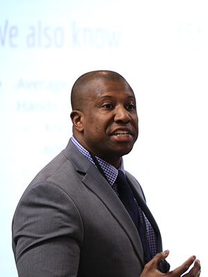 Dr. Shawn Williams served as a police officer for 17 years, including time with the Minneapolis and Bloomington police departments in Minnesota.