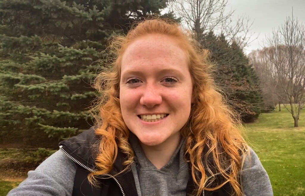 Hardy provides distance learning insight in student vlog [video