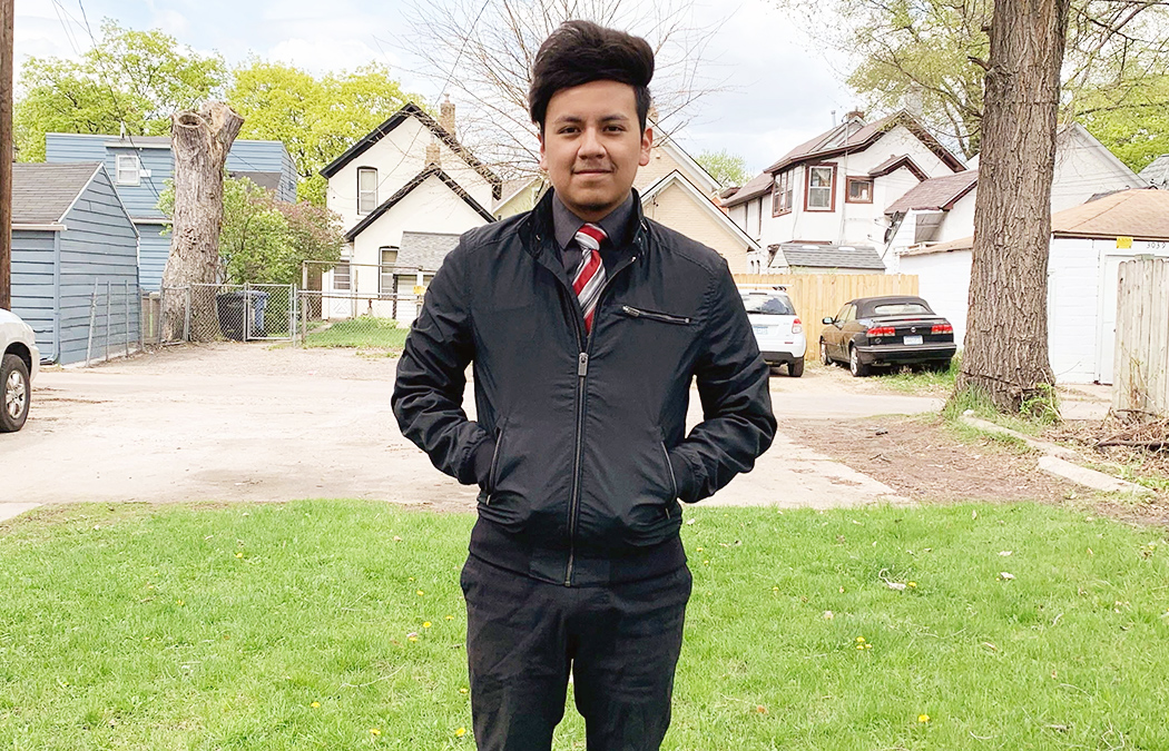 This is a photo of Jimmy Cumbe-Paucar, a First Generation Initiative Scholar.