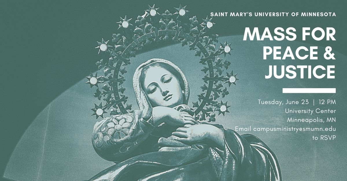 Campus Ministry to host justice and peace events