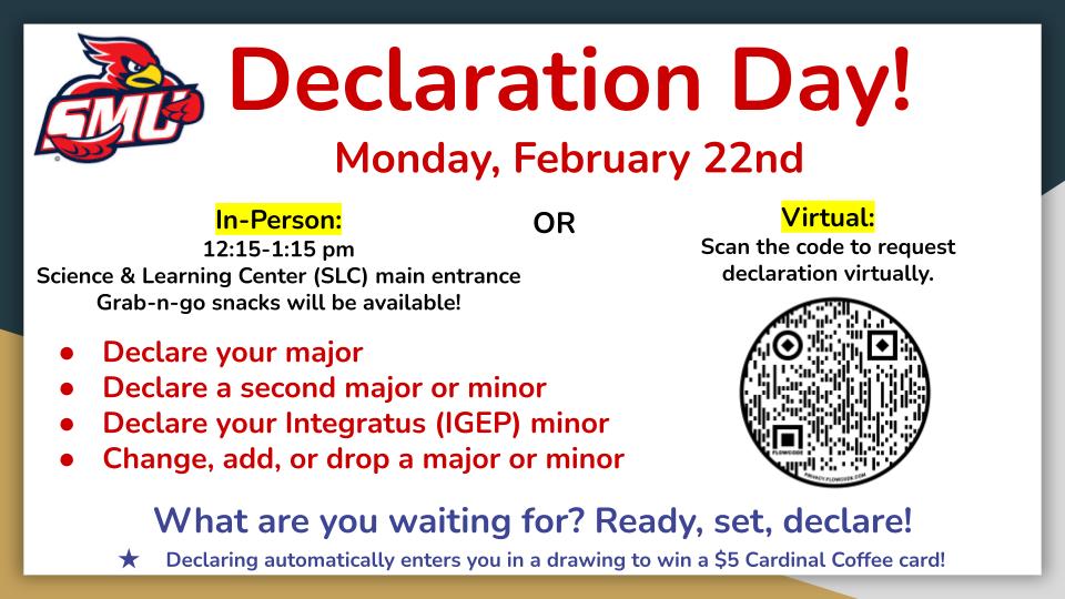 Declaration Day is Monday