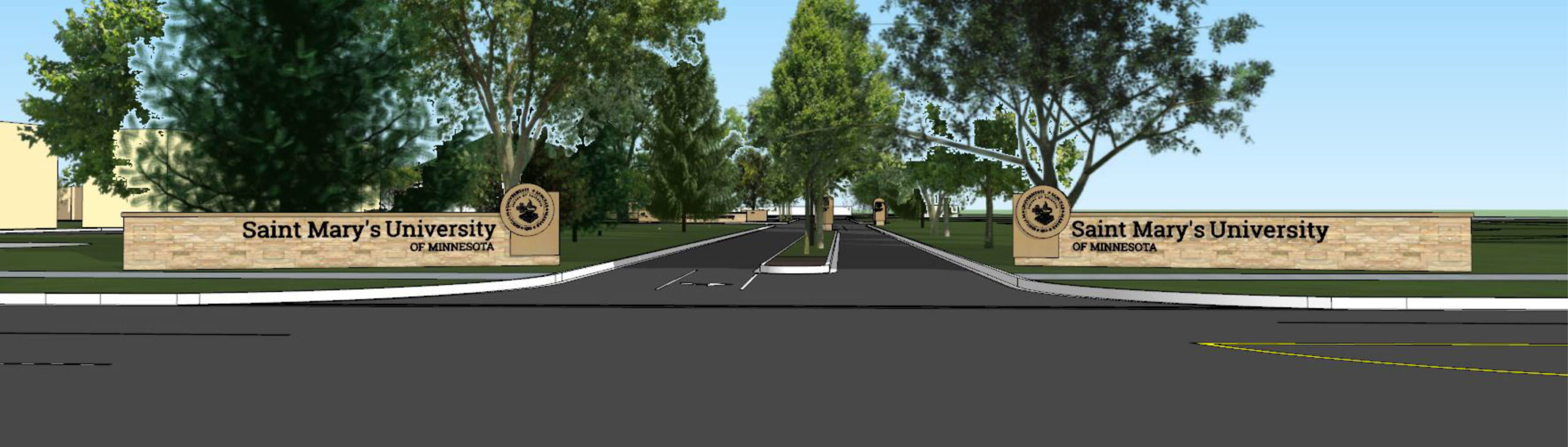 Updates to Winona Campus front entrance