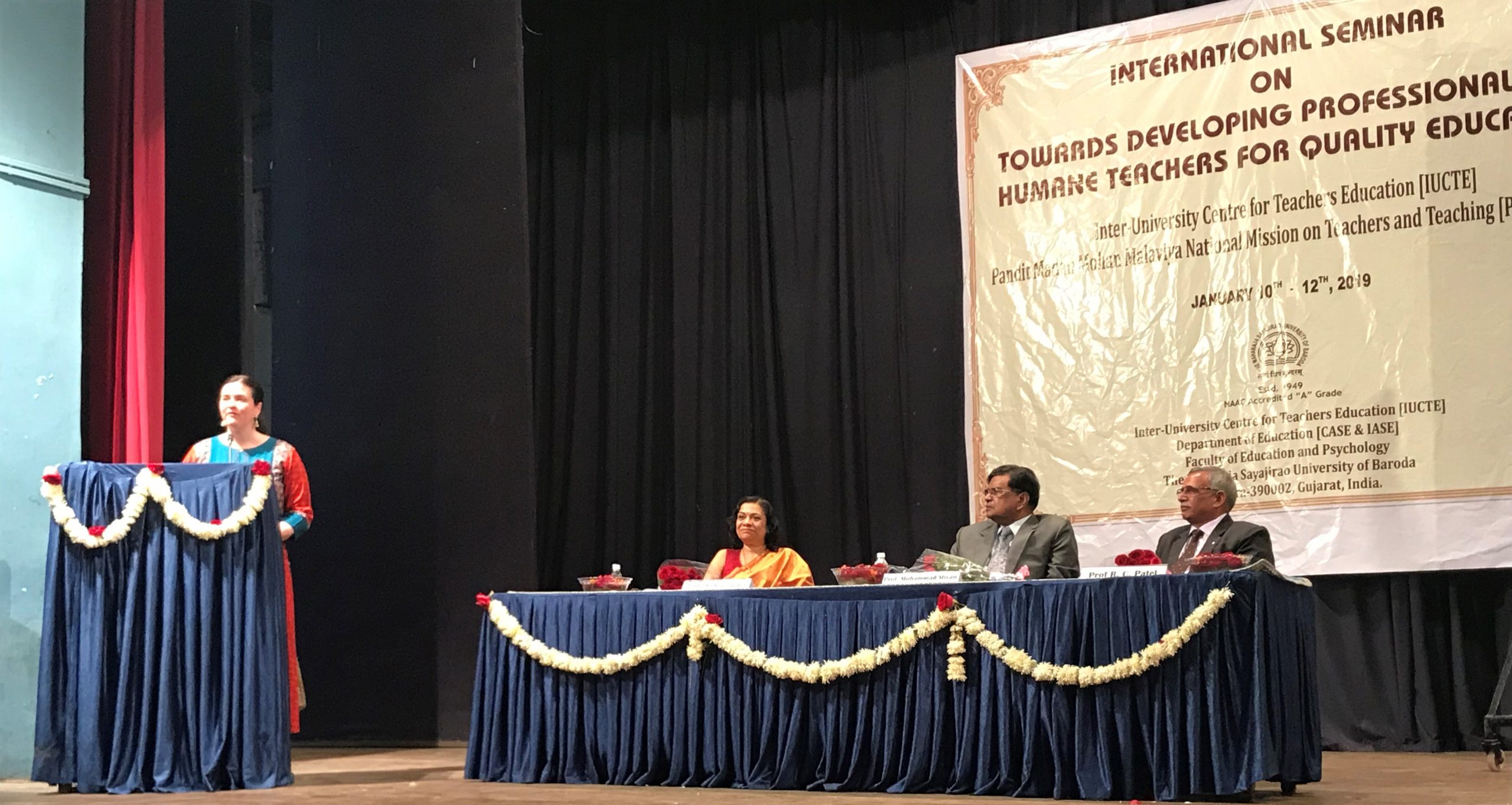 Shannon Tanghe delivers address at international teacher education conference