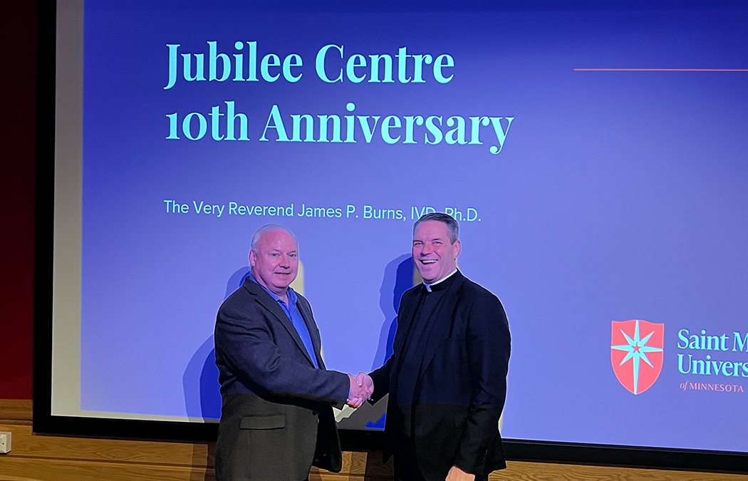 Father Burns presents at international conference