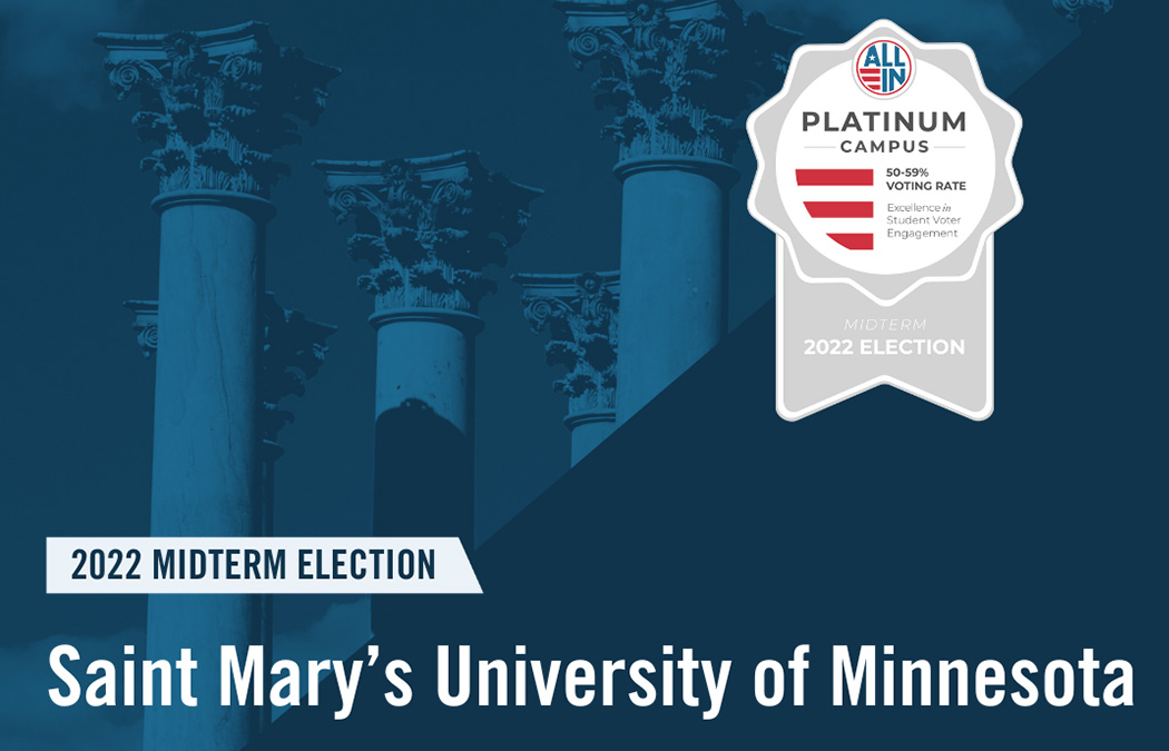 Saint Mary’s earns recognition from ALL IN Campus Democracy Challenge