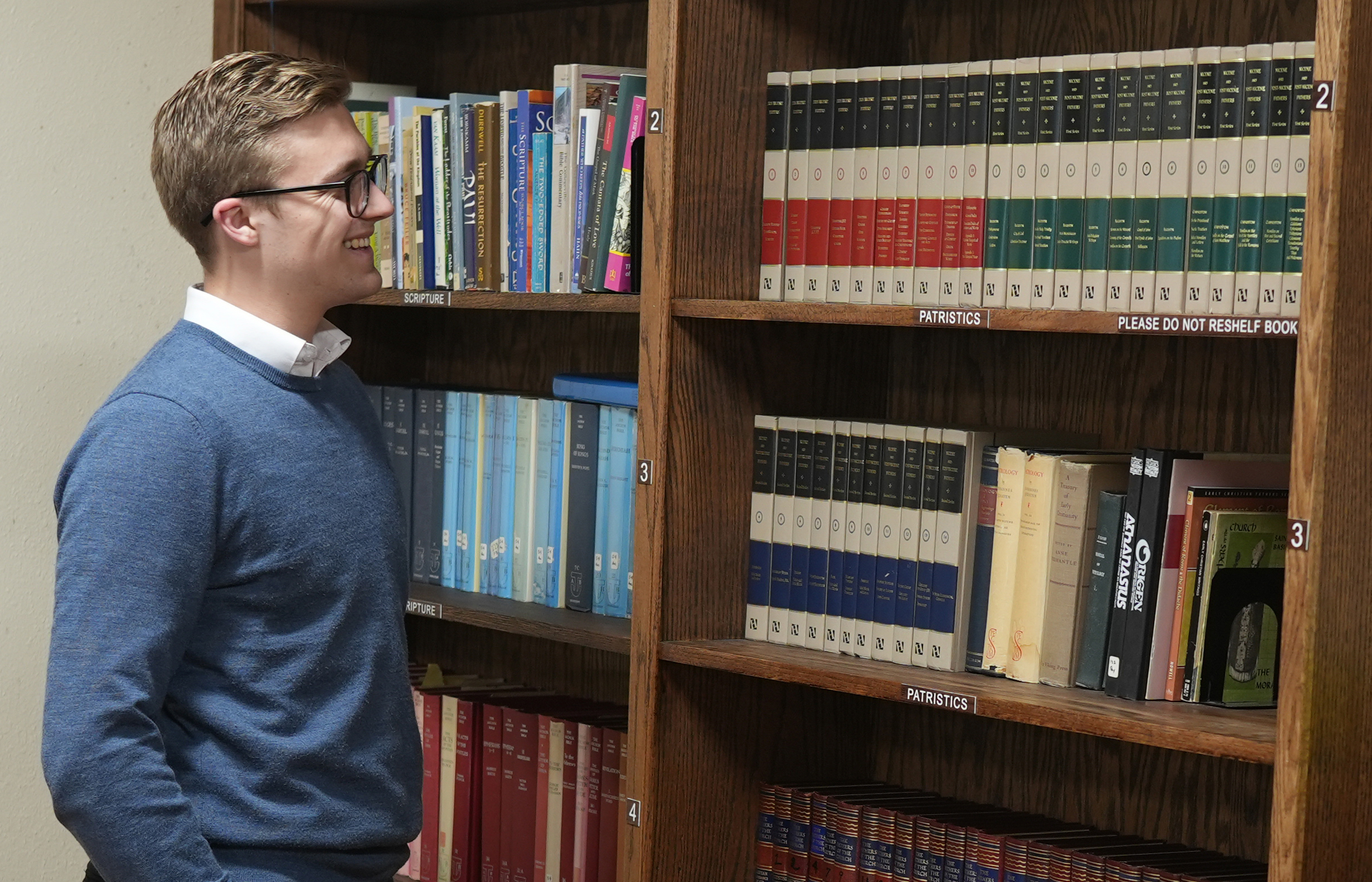 After attending a larger school, DiTola favors the active participation at Saint Mary’s philosophy program